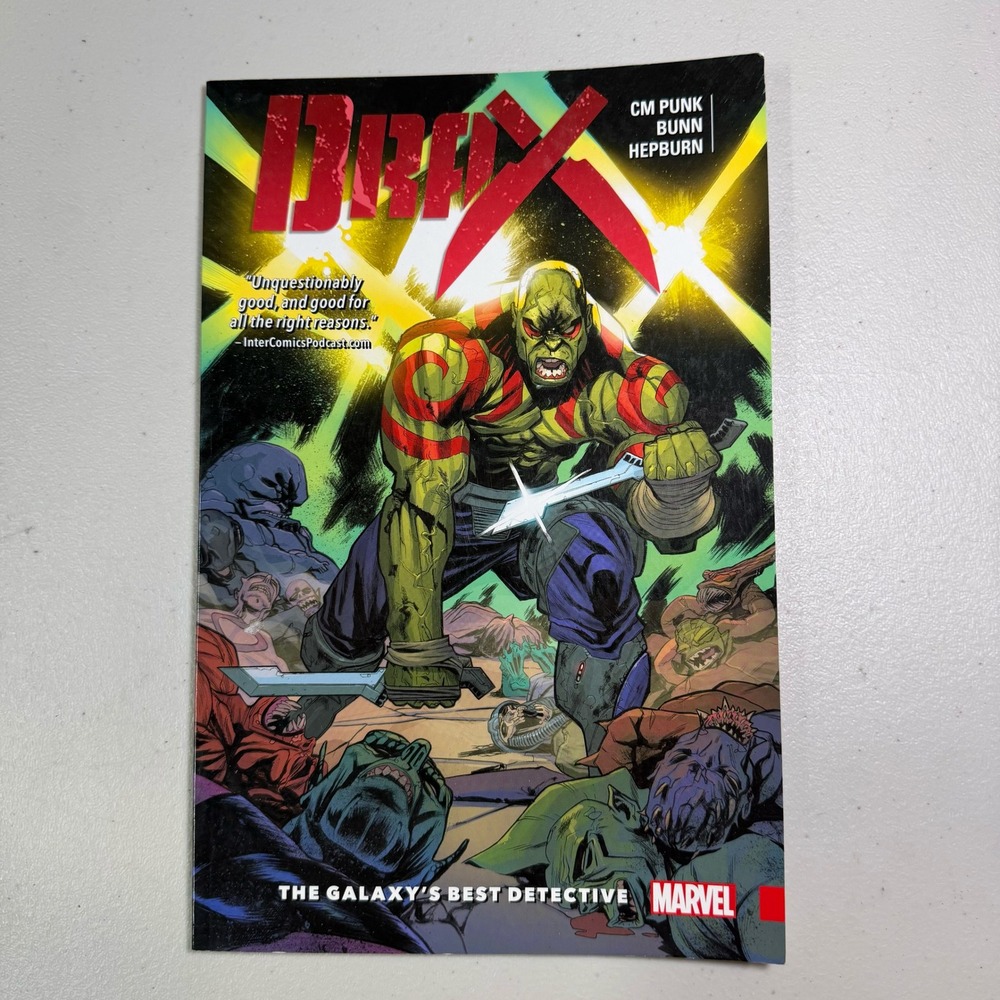 Drax The Galaxys Best Detective Marvel Graphic‎ Novel CM Punk Cullen Bunn TPB